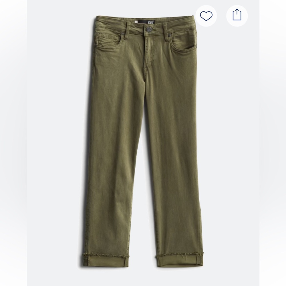 Kut from the Kloth Olive Green Capris